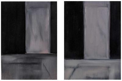 Emmanuelle Gallice, plasticienne, huile, Série n°1, Sans titre n°1, 2012