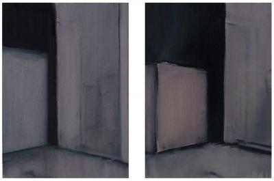 Emmanuelle Gallice, plasticienne, huile, Série n°1, Sans titre n°13, 2013